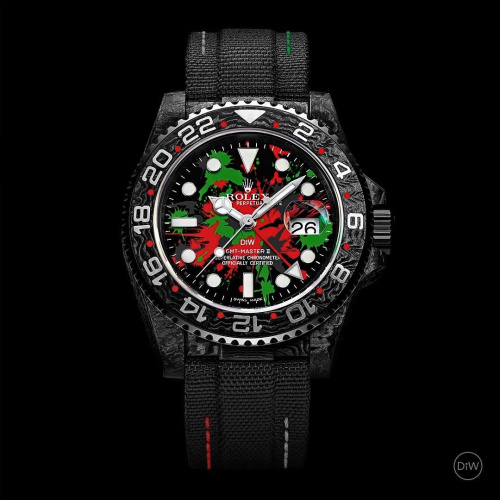 Rolex GMT Master II DIW Carbon Motley Edition